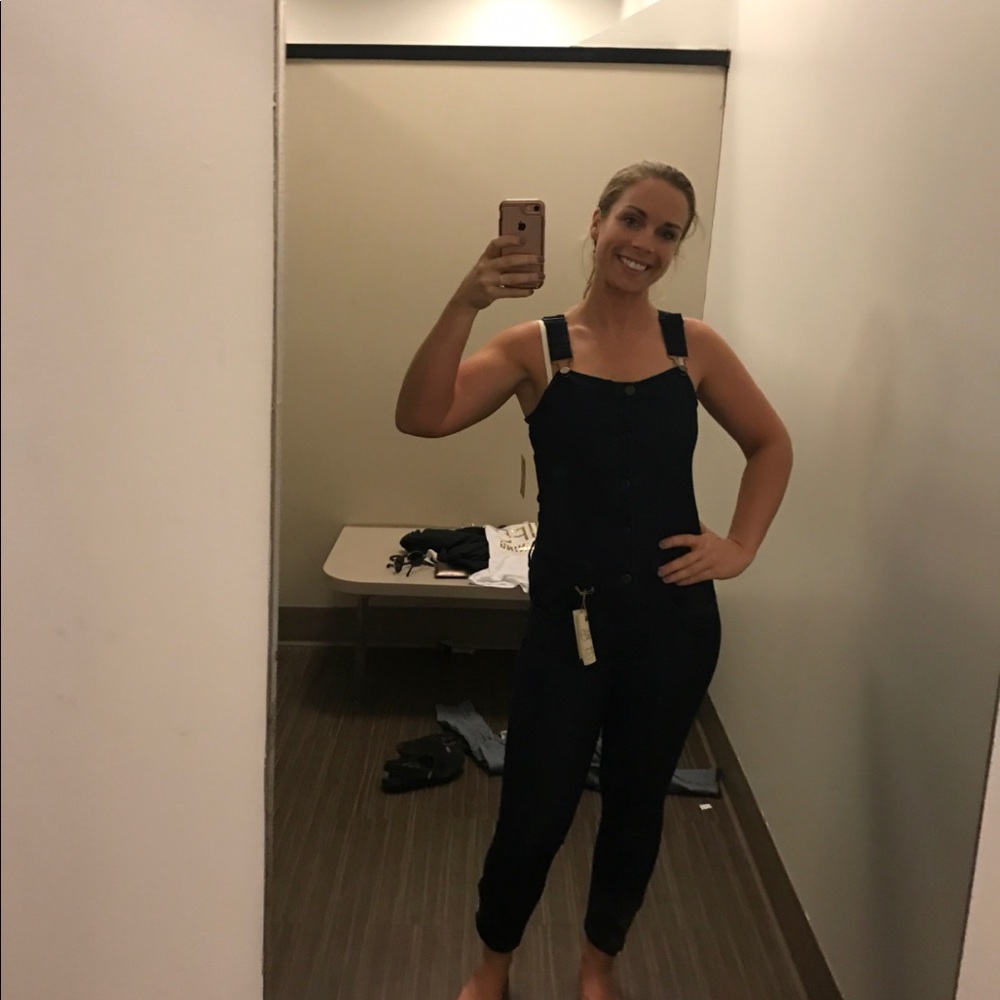 Denim Overalls jumpsuit